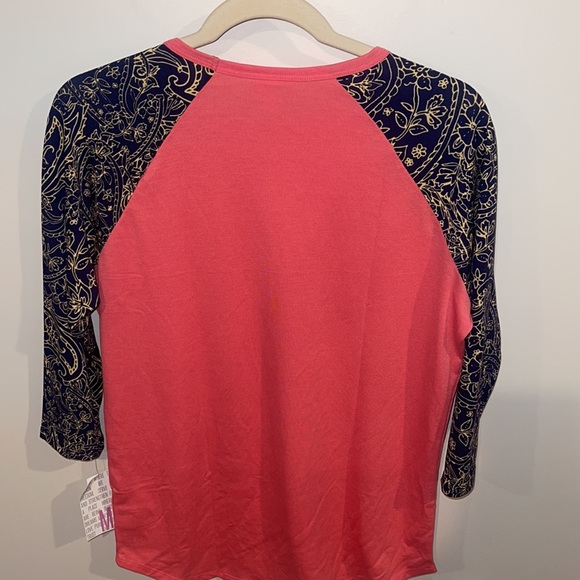 Lularoe Randy baseball t top size Medium - Picture 2 of 4